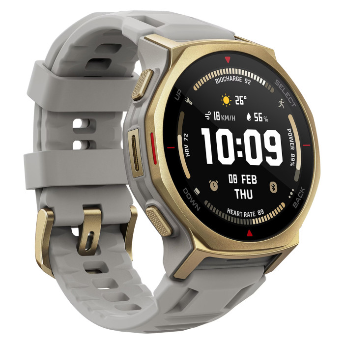Умные часы Amazfit T-Rex 3 Pro 44мм Серый/Золотистый (Arctic Gold)