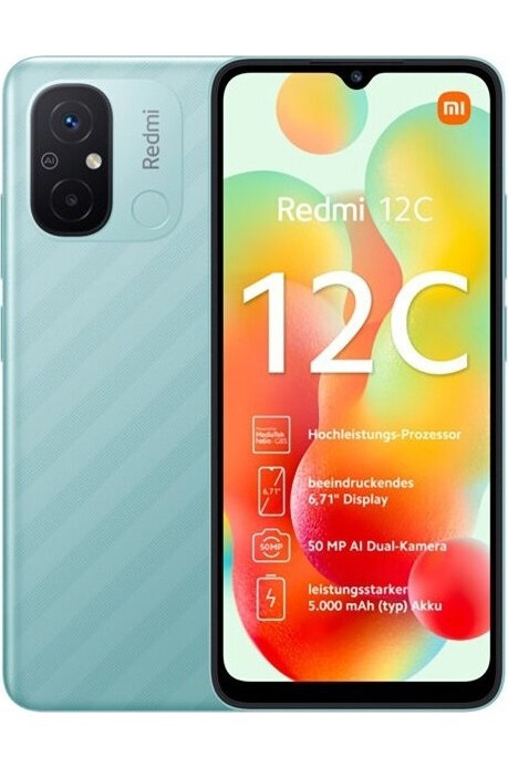 Смартфон Xiaomi Redmi 12C 4/128GB Зеленый (Gray)