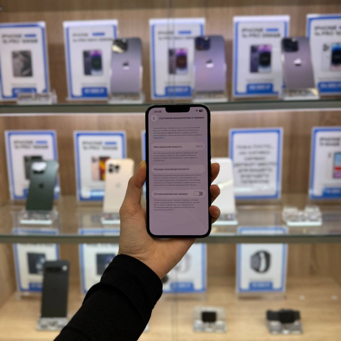 Б/у Смартфон Apple iPhone 13 Pro 128GB Небесно-голубой (Sierra Blue) | Фото 4 из 5