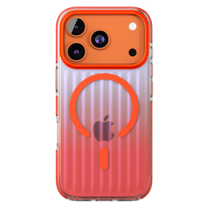 Чехол защитный VLP Pulse Case с MagSafe для iPhone 17 Pro Max, оранжевый