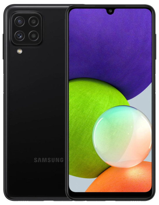 Смартфон Samsung Galaxy A22 4/64Gb Черный EAC | Фото 1 из 2