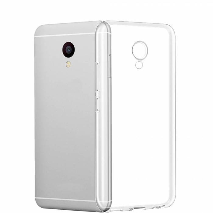 Чехол-накладка силиконовая для Meizu MX6 Прозрачный | Фото 2 из 2