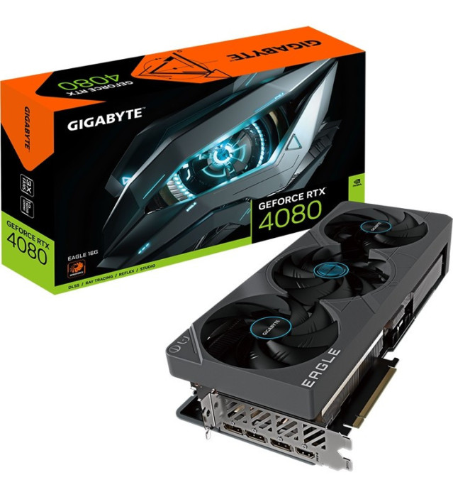 Видеокарта GIGABYTE GeForce RTX 4080 16GB EAGLE (GV-N4080EAGLE-16GD), Retail | Фото 8 из 8