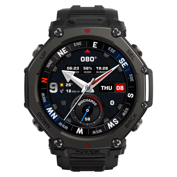 Умные часы Amazfit T-Rex 3 Pro 48мм Черный (Tactical Black)