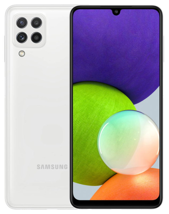 Смартфон Samsung Galaxy A22 4/64GB Белый