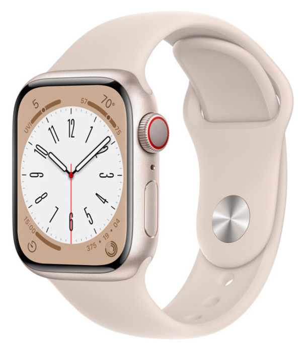 Умные часы Apple Watch Series 8 45mm GPS Starlight Aluminum Case with Sport Band Starlight | Фото 4 из 4