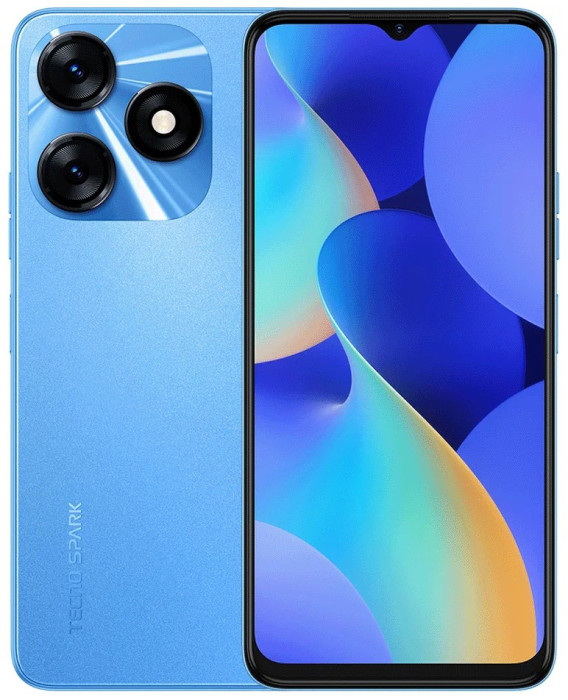 Смартфон Tecno Spark 10 8/128GB Синий (Hurricane Blue) EAC | Фото 11 из 11