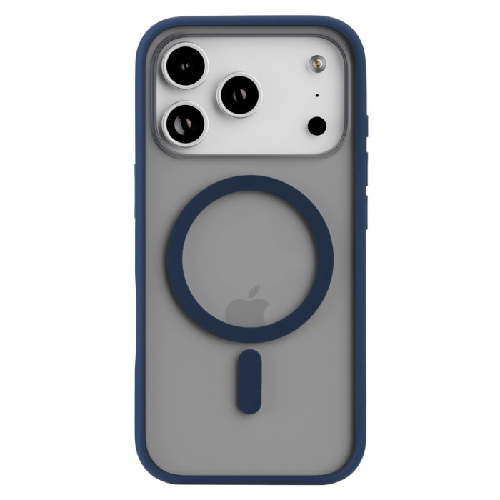 Чехол защитный uBear Cloud Mag Case для iPhone 17 Pro, MagSafe совместимый, усиленный, силк-тач, синий