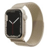 Ремешок из нержавеющей стали сетчатый VLP для Apple Watch 42/44/45, шампань