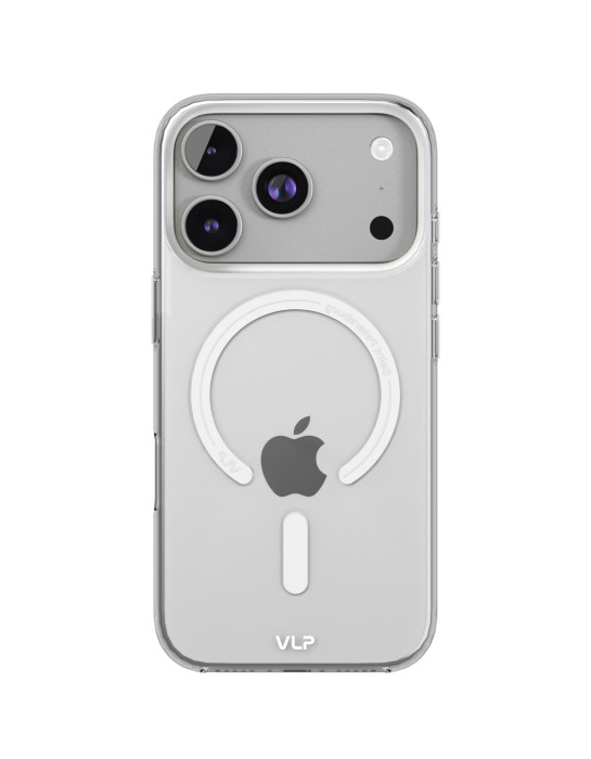 Чехол защитный VLP Puro Case с MagSafe для iPhone 17 Pro, прозрачный