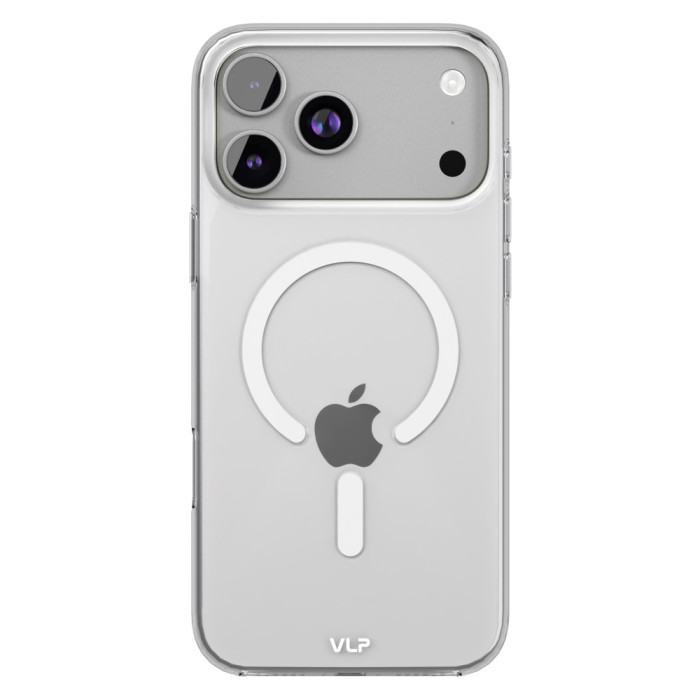 Чехол защитный VLP Puro Case с MagSafe для iPhone 17 Pro, прозрачный
