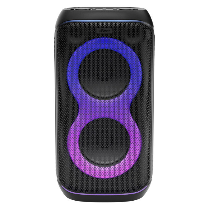 Портативная аудиосистема uBear Groove, 160Вт, Bluetooth 5.3, AUX, черный
