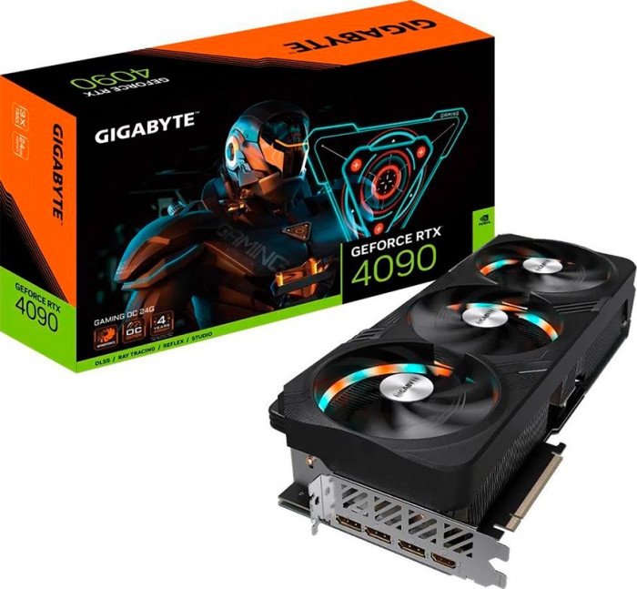 Видеокарта RTX4090 24576Mb Gigabyte PCI-E 4.0 (GV-N4090GAMING OC-24GD) | Фото 9 из 9