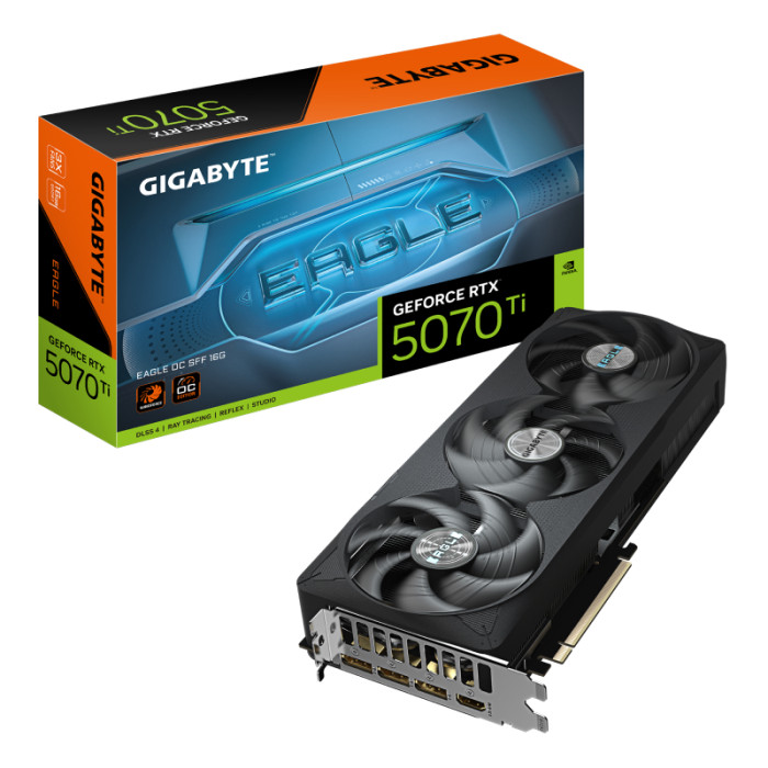Видеокарта NVIDIA GeForce RTX 5070 Ti Gigabyte EAGLE OC SFF 16Gb (GV-N507TEAGLE OC-16GD)