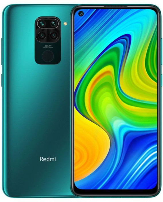 Смартфон Xiaomi Redmi Note 9 3/64GB (NFC) Зеленый RU