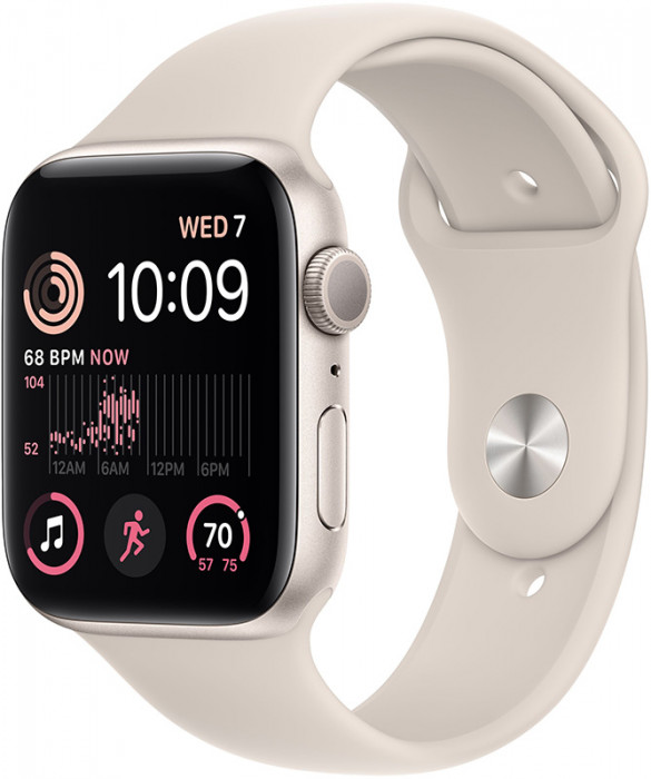 Умные часы Apple Watch SE 2022 40mm Aluminum Case with Sport Band Сияющая звезда