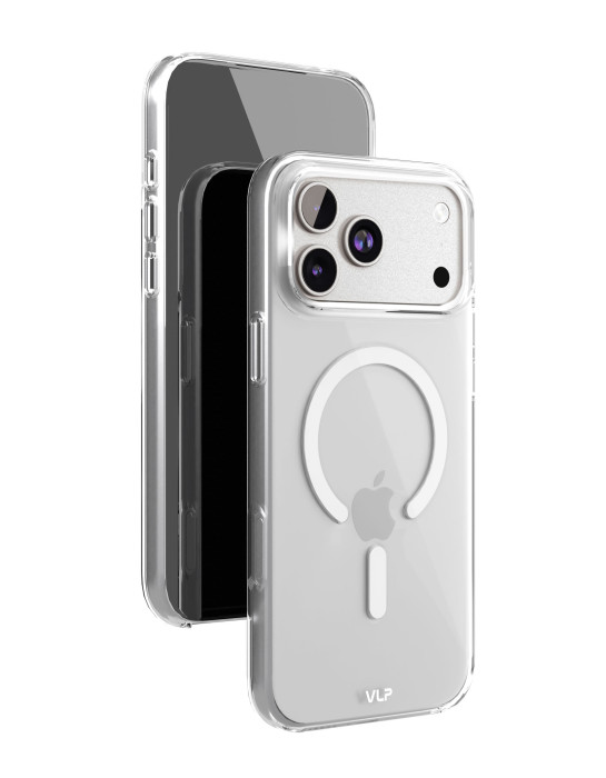 Чехол защитный VLP Puro Case с MagSafe для iPhone 17 Pro Max, прозрачный