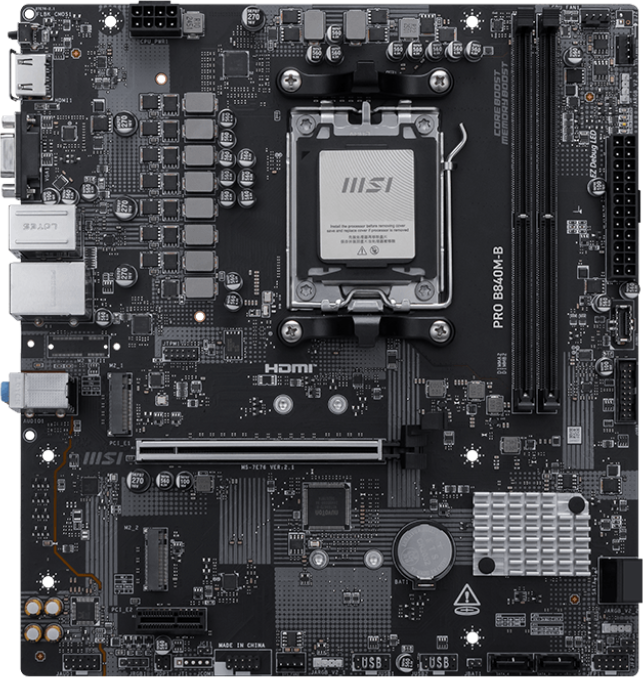 Материнская плата MSI PRO B840M-B
