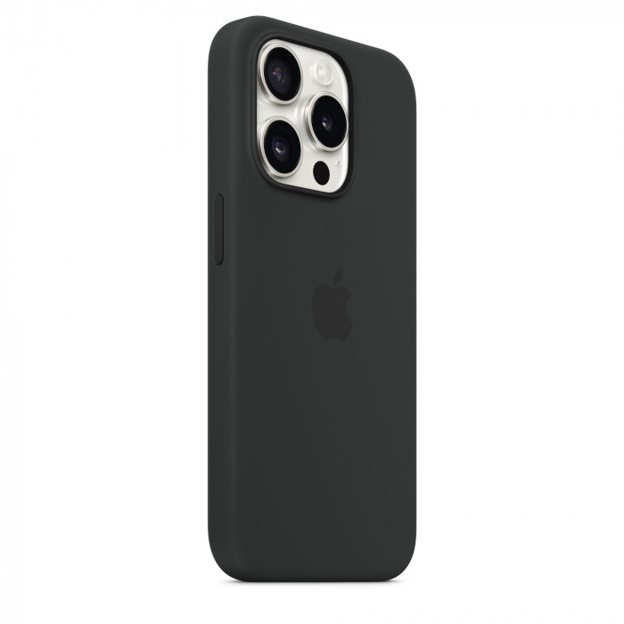 Чехол Silicone Case MagSafe для iPhone 15 Pro Max Black | Фото 3 из 5