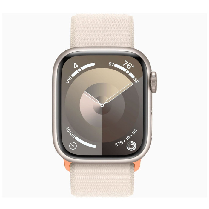 Умные часы Apple Watch Series 9 41mm GPS Aluminum Case with Sport Loop Starlight | Фото 2 из 3