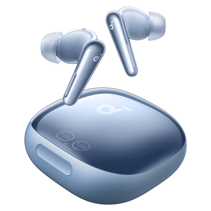 Беспроводные наушники Anker Soundcore Liberty 4 Pro Голубой глянец (Glossy Light Blue)
