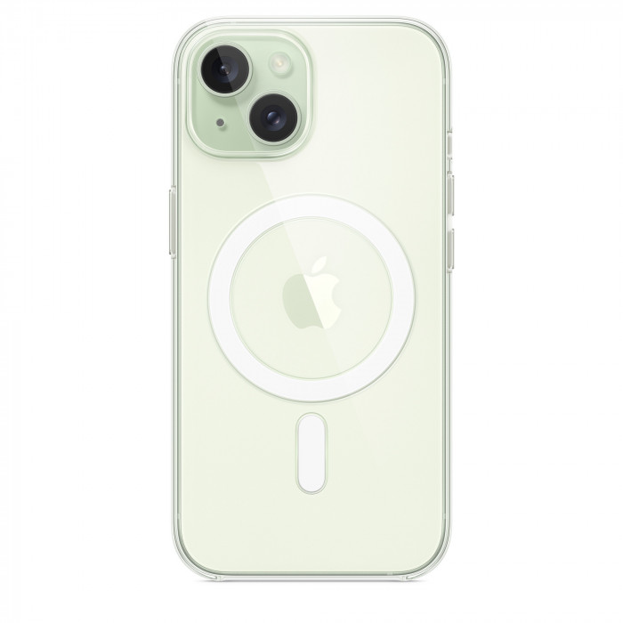 Чехол Clear Case MagSafe для iPhone 15 Plus Прозрачный | Фото 2 из 5