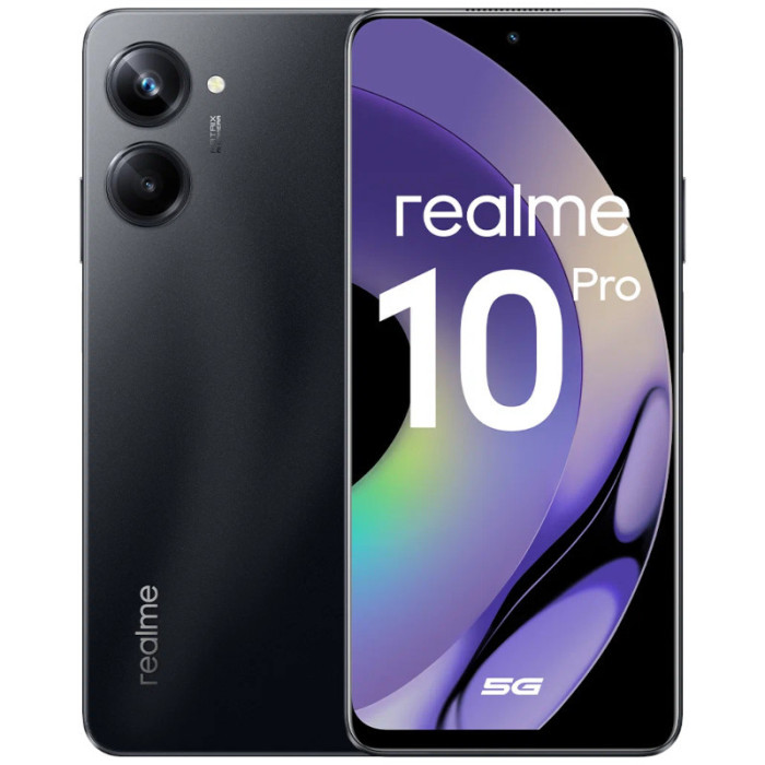 Смартфон Realme 10 Pro 8/256GB Черный (Dark Matter) EAC | Фото 11 из 11