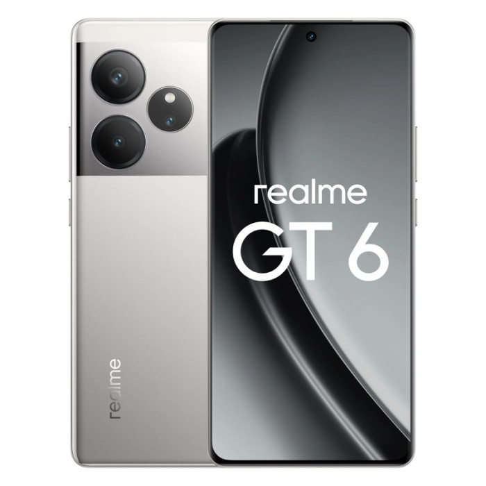 Смартфон Realme GT 6 12/512GB Серебристый (Silver) | Фото 1 из 10