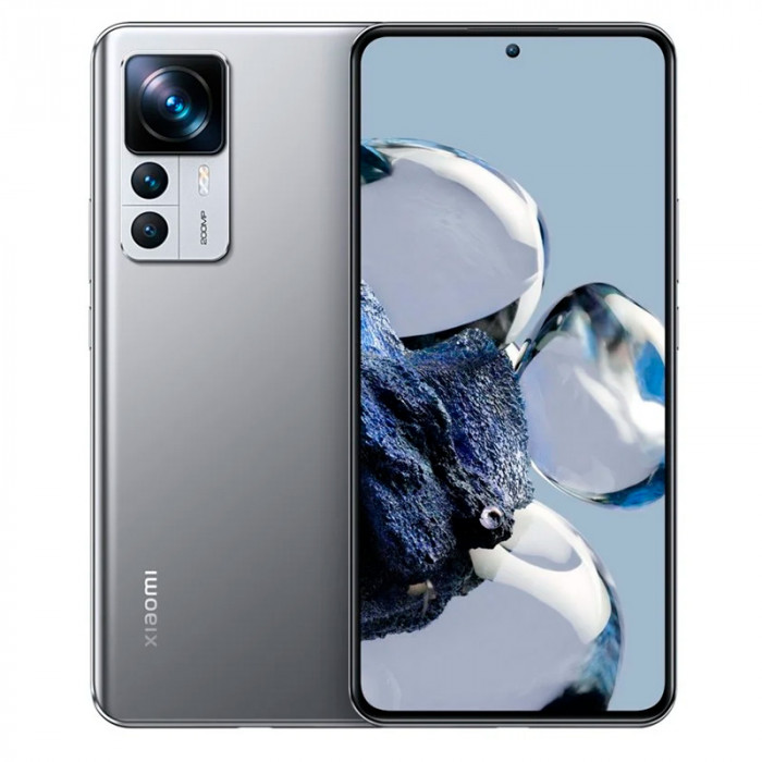 Смартфон Xiaomi 12T Pro 12/256GB Серебряный (Silver) | Фото 1 из 3