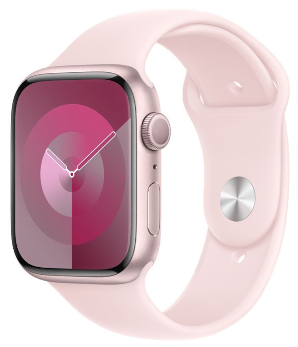 Умные часы Apple Watch Series 9 45mm GPS Aluminum Case with Sport Band Pink | Фото 4 из 4