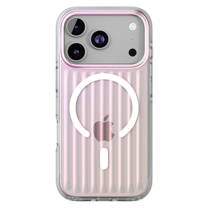 Чехол защитный VLP Pulse Case с MagSafe для iPhone 17 Pro, перламутровый