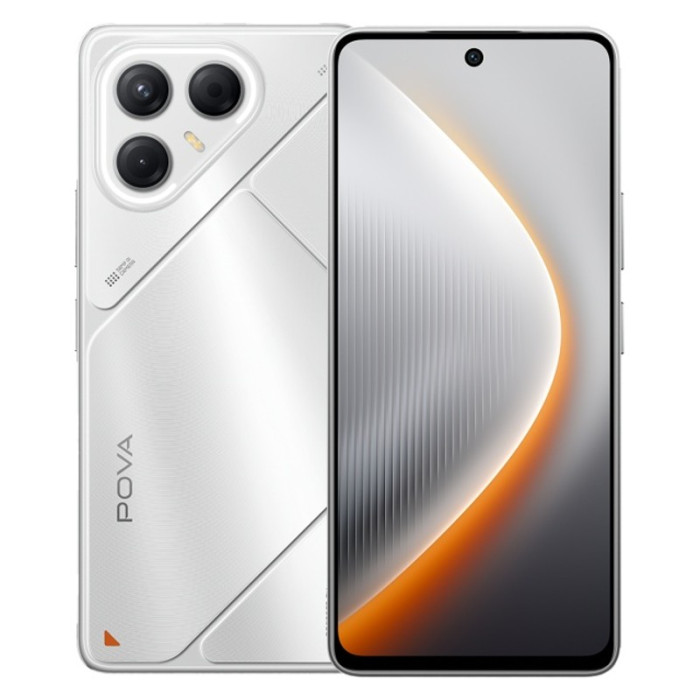 Смартфон TECNO POVA 7 5G 8/128GB Серебро (Magic Silver)