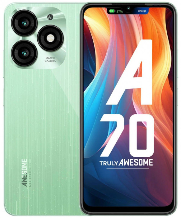 Смартфон Itel A70 4/256GB Зеленый (Green) EAC | Фото 6 из 6