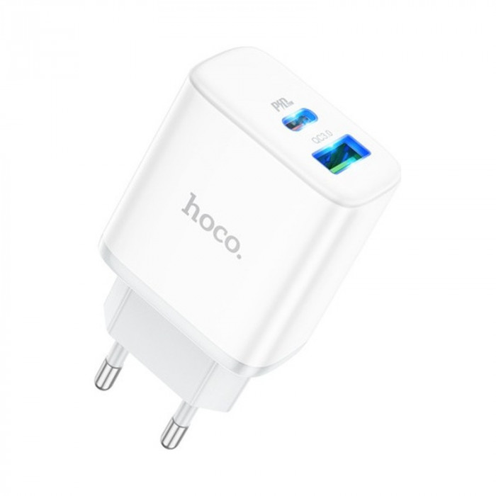 Зарядное устройство HOCO C105A 20W PD + QC3.0 Белый | Фото 2 из 3