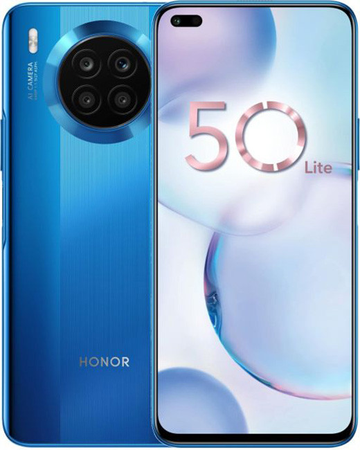 Смартфон Honor 50 Lite 6/128GB Насыщенный синий (Deep Sea Blue) | Фото 6 из 6