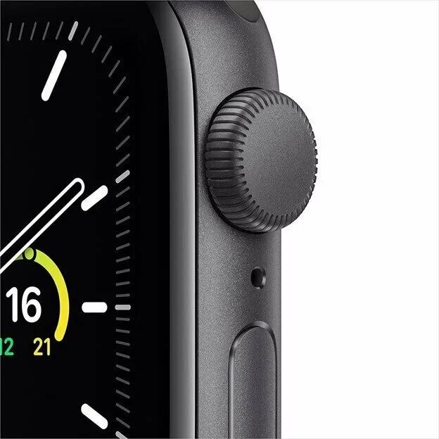 Умные часы Apple Watch SE 2022 44mm Aluminum Case with Sport Band Тёмная ночь | Фото 3 из 4