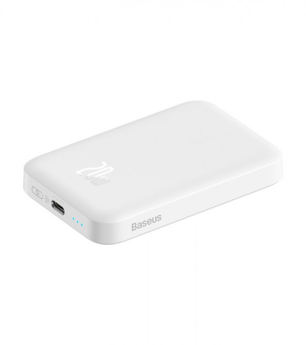 Внешний аккумулятор Baseus Power Bank MagSafe 6000mAh 20W Белый (PPCX020102)