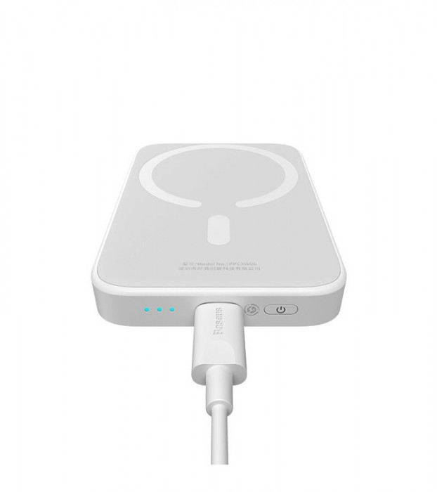 Внешний аккумулятор Baseus Power Bank MagSafe 6000mAh 20W Белый (PPCX020102)