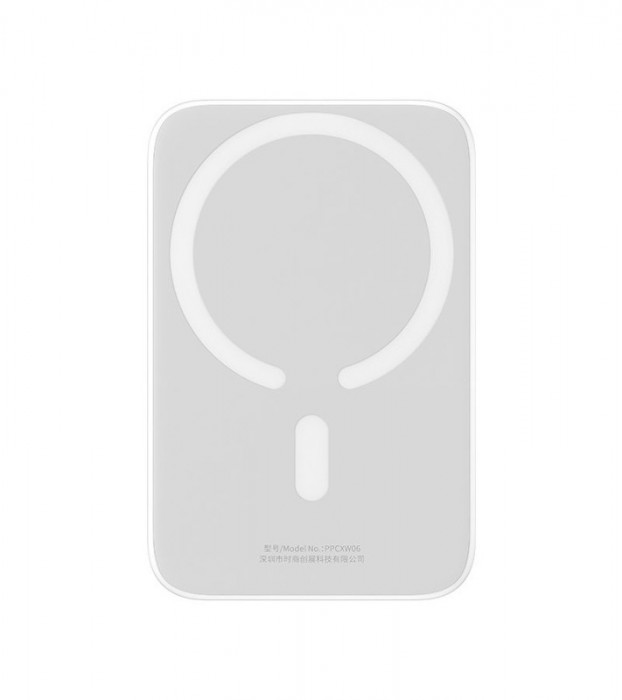 Внешний аккумулятор Baseus Power Bank MagSafe 6000mAh 20W Белый (PPCX020102)