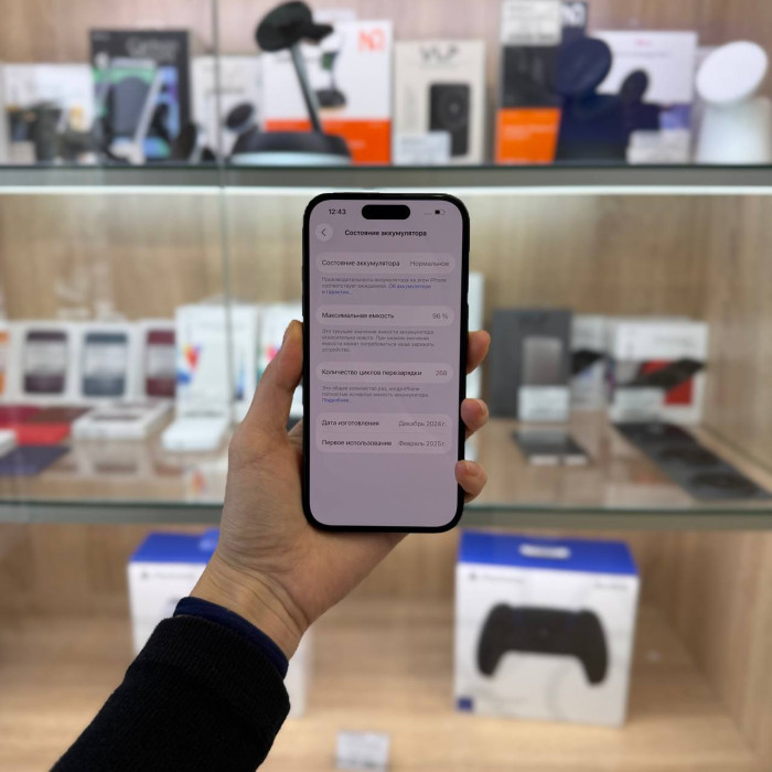 Б/у Смартфон Apple iPhone 16 128GB Черный (Black) nano SIM + eSIM (Без RuStore) | Фото 4 из 5