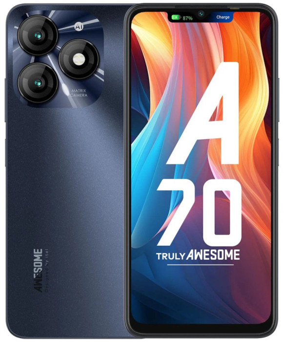 Смартфон Itel A70 4/256GB Чёрный (Black) EAC | Фото 5 из 5