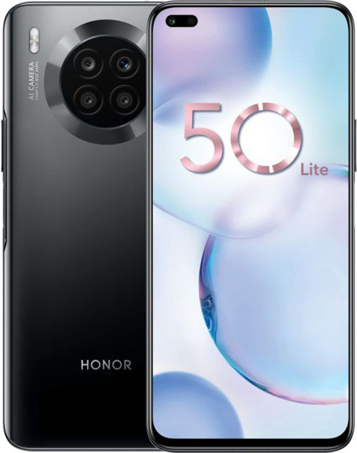 Смартфон Honor 50 Lite 6/128GB Полночный черный (Midnight Black) | Фото 6 из 6