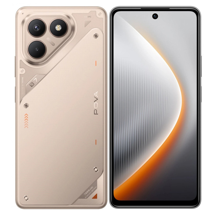 Смартфон Tecno Pova 7 Neo 8/128GB Бежевый (Titanium)