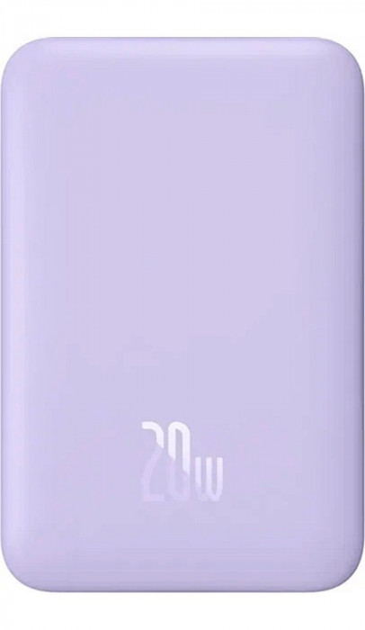 Внешний аккумулятор Baseus Magnetic Mini 10000 mAh 20W Фиолетовый (PPCX110105)