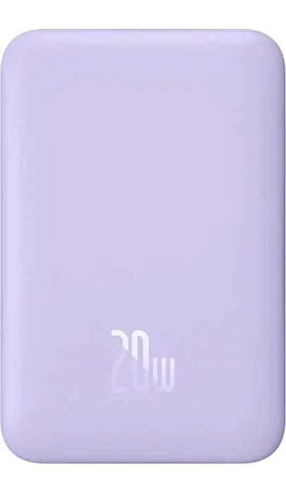 Внешний аккумулятор Baseus Magnetic Mini 10000 mAh 20W Фиолетовый (PPCX110105)