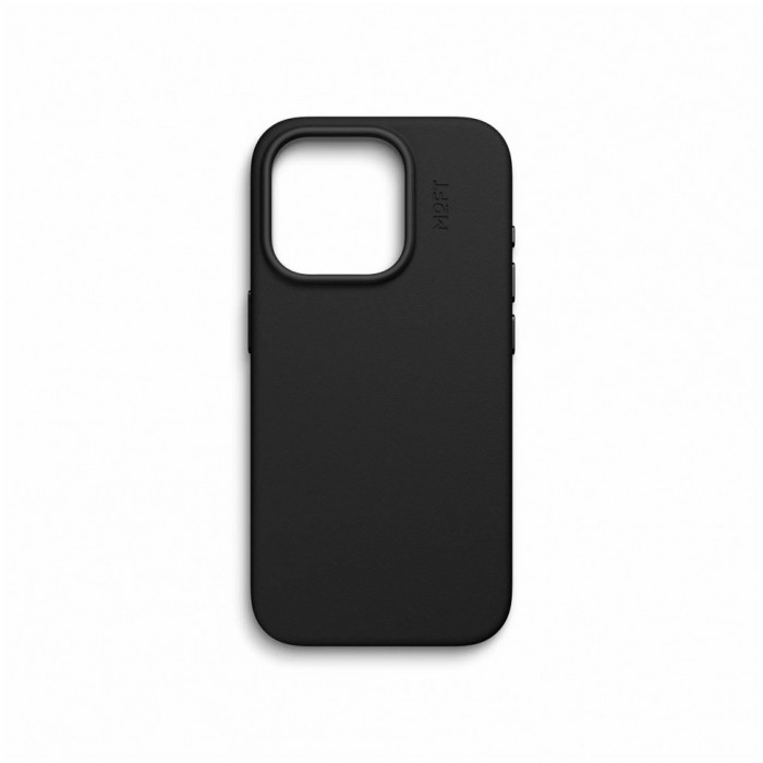 Чехол из веганской кожи с поддержкой MagSafe MOFT Snap Case MOVAS для iPhone 15 Черный (Black)