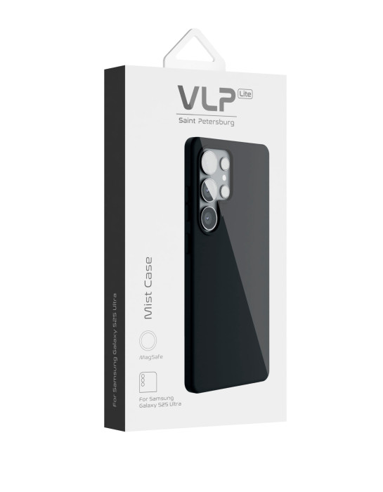 Чехол защитный VLP LITE Mist Case с MagSafe для Samsung S25 Ultra, черный