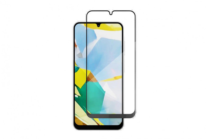 Стекло защитное 2.5D VLP A-Glass для Samsung Galaxy A15/А25 с черной рамкой | Фото 2 из 2