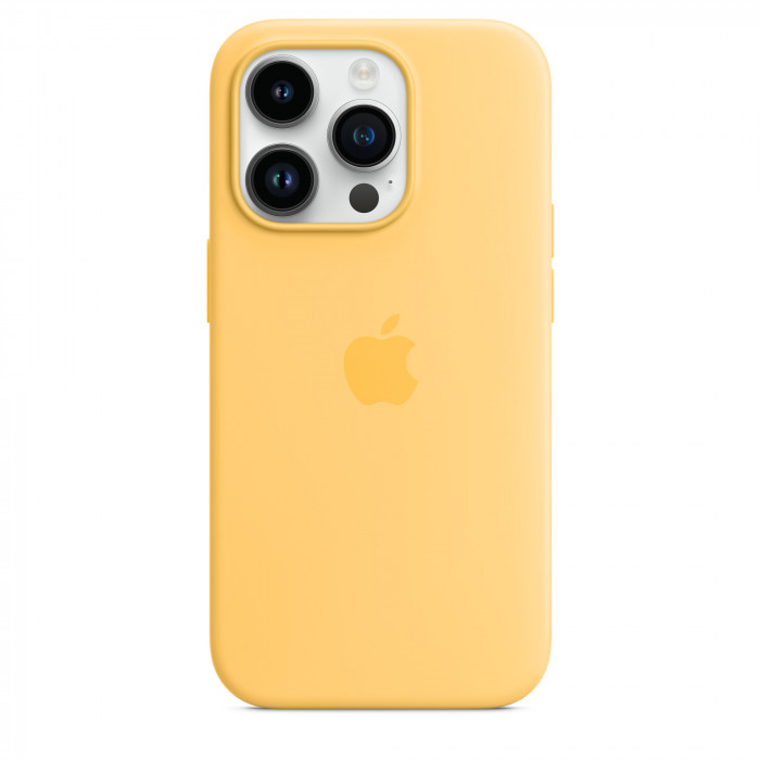 Чехол Silicone Case Magsafe для iPhone 14 Pro Sunglow