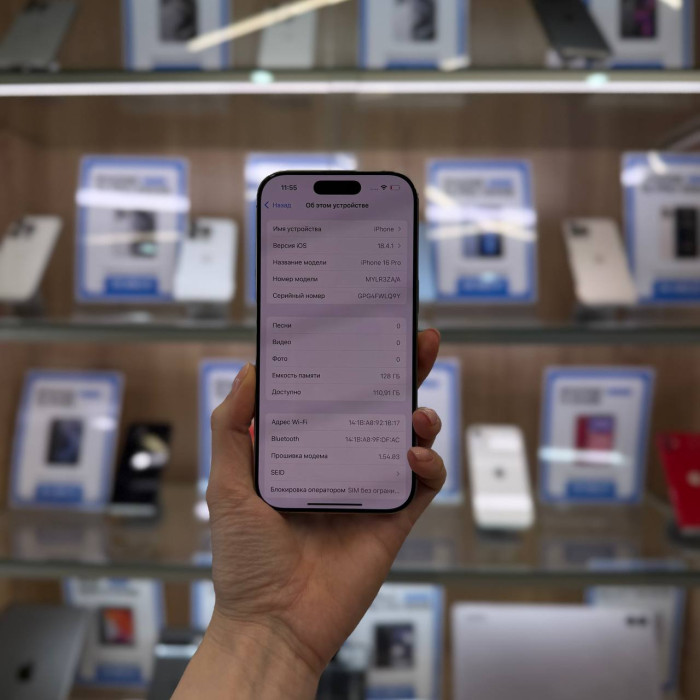 Уценка Смартфон Apple iPhone 16 Pro 128GB Натуральный титан (Natural Titanium) Dual-SIM | Фото 2 из 5